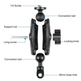 Universal Motorcycle Camera Mount for Gopro and Action Cams - Top-Down View
