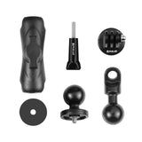 Universal Motorcycle Camera Mount for Gopro and Action Cams - Close-Up Angle