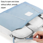 Portable Messenger Bag for Laptops - Apple Huawei Xiaomi Basne - Landscape Tattoo Light Blue
