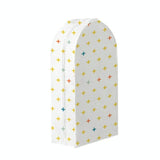 Large 3d Hanger Pocket Wardrobe with Dust Cover - Flowers - Side View