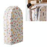 Large 3d Hanger Pocket Wardrobe with Dust Cover - Flowers - Extra Image