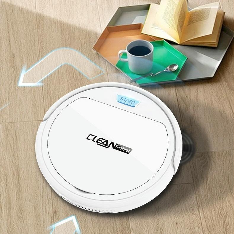 Smart Household Sweeping Robot - Automatic - Black