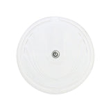 Efficient Household Hair Cleaner - Smart Sweeping Robot - White - Front View