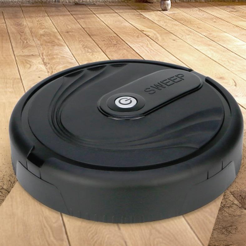 Efficient Household Hair Cleaner - Smart Sweeping Robot - White