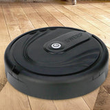 Efficient Household Hair Cleaner - Smart Sweeping Robot - White - Top-Down View