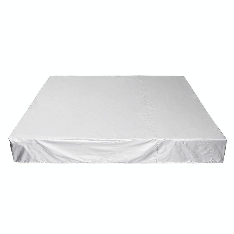 Waterproof Dustproof Protection Cover for Bathtub Pool Table & Chair - 244x244x30cm - Black