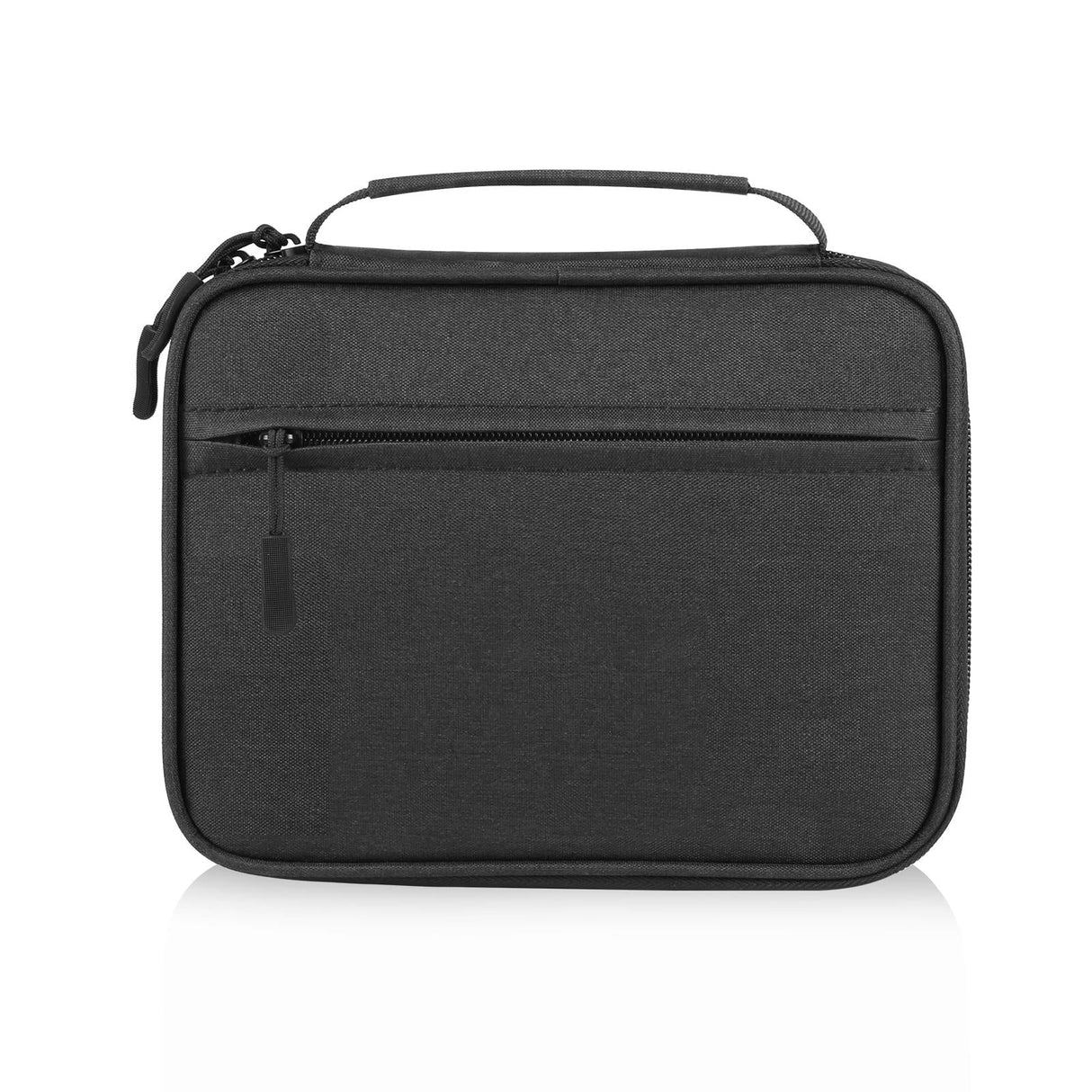 Passport Wallet With Handle Document Organizer & Card Holder - Black