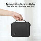Passport Wallet With Handle Document Organizer & Card Holder - Black