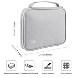 Passport Wallet With Handle Document Organizer & Card Holder - Black