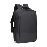 Multifunctional Oxford Laptop Backpack - Cxs-611 - Black - Front View