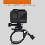 Universal Handlebar Mount for Action Cameras - Low Angle