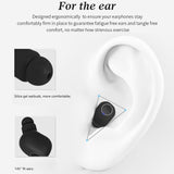 Wireless Sports Bluetooth 5.0 Earphones - Binaural Stereo - Black - Extra Image