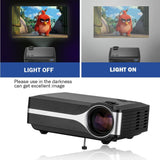 4 Lcd Projector - 80 Lumens Hd 800X480 Vga / Hdmi - Black - Extra Image