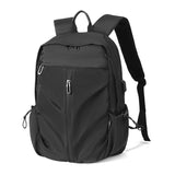 Black Oxford Laptop Backpack - Multifunctional - Front View