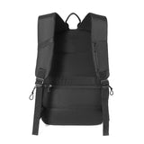 Black Oxford Laptop Backpack - Multifunctional - Top-Down View