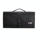 Black Nylon Hanging Storage Bag for Portable Dyson Hair Curler - Front View