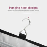 Black Nylon Hanging Storage Bag for Portable Dyson Hair Curler - Rear View