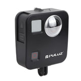 Aluminum Alloy Protective Cage for Gopro Fusion with Mount and Lens Caps