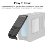 Gopro Hero12 Battery Cover - Replacement Pom Plastic Interface - Rear View