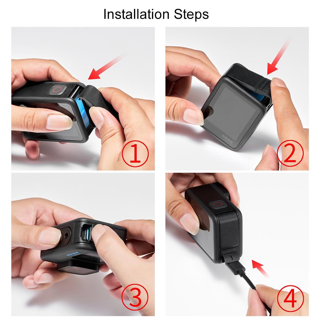 Gopro Hero12 Battery Cover - Replacement Pom Plastic Interface