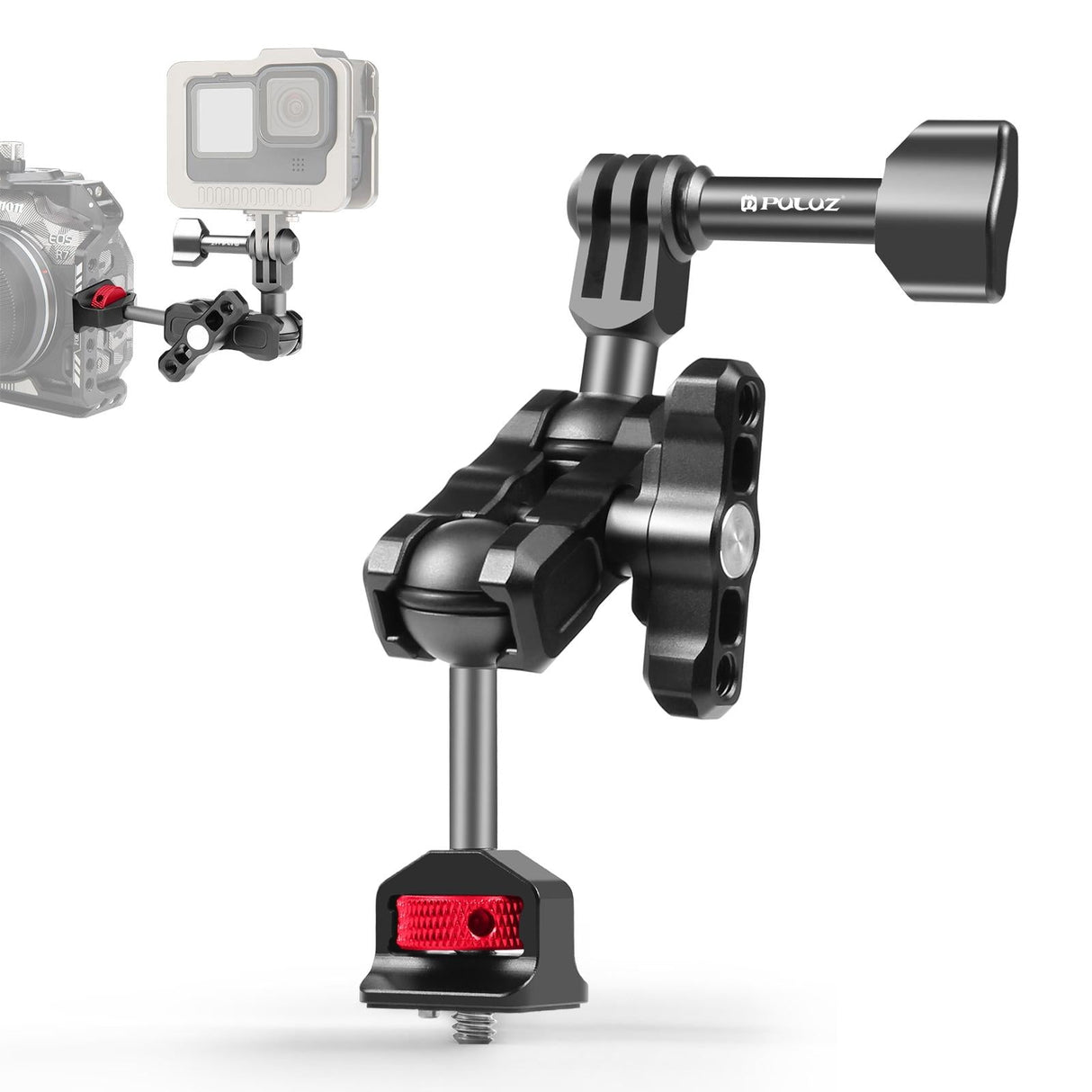 Versatile Aluminum Magic Arm Mount - Black