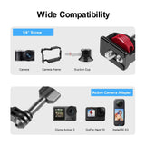 Versatile Aluminum Magic Arm Mount - Black - Top-Down View