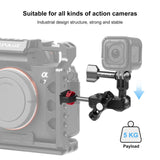 Versatile Aluminum Magic Arm Mount - Black - Rear View