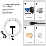 10.2 Curved Rgbw Led Ring Light Kit with Tripod Dual Phone Brackets Remote and Clamp - Extra Image