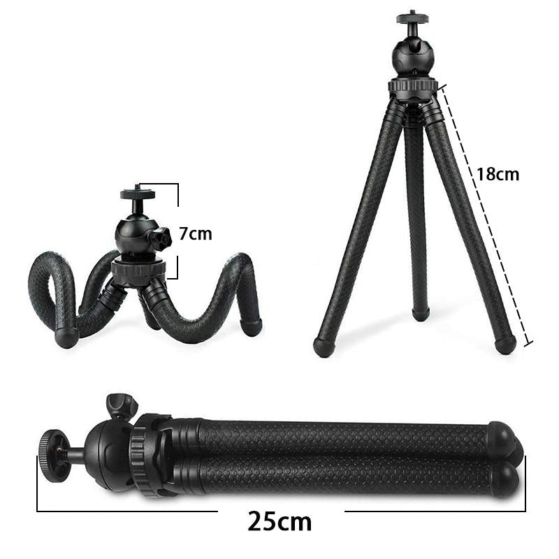 Versatile Octopus Tripod for Slr Cameras Gopro and Phones - Ball Head