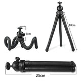 Versatile Octopus Tripod for Slr Cameras Gopro and Phones - Ball Head - Rear View