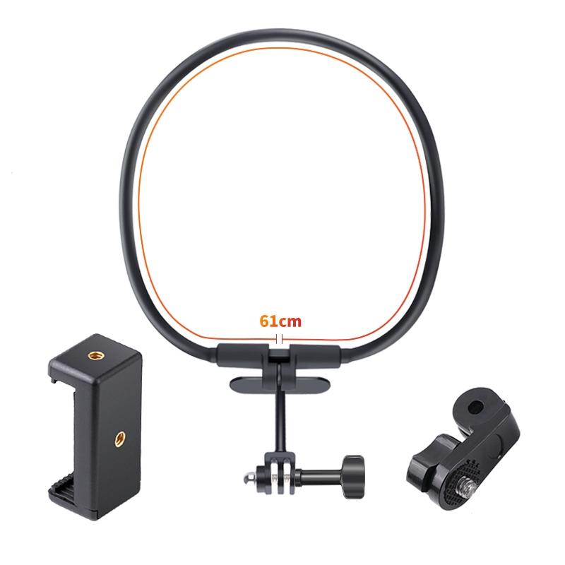 Neck Phone Camera Holder with Phone Clamp - Hands-free & Extended