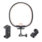 Neck Phone Camera Holder with Phone Clamp - Hands-free & Extended - Side View