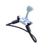 Neck Phone Camera Holder with Phone Clamp - Hands-free & Extended - Top-Down View