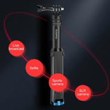 Telescopic Selfie Stick for Action Cameras - Side View
