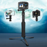 Telescopic Selfie Stick for Action Cameras - 45-Degree Angle