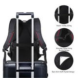 Portable Dual-shoulder Laptop Backpack - Foldable & Removable Black