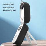 Charging Box Silicone Protective Case for Insta360 Go 2 - Black - 45-Degree Angle