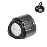 1000lm Diving Light for Gopro Hero - 40m Underwater Photography Fill Light - Front View