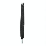 Waterproof Dustproof Cover for Outdoor Drying Rack - 210d Oxford Cloth - Black - Front View