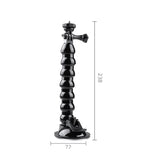 Flexible Suction Cup Mount with Cold Shoe and Phone Clamp