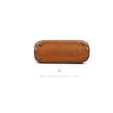 Black Pu Shoulder Bag For Women Casual Messenger Handbag - Rear View