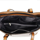 Black Pu Shoulder Bag For Women Casual Messenger Handbag - Low Angle