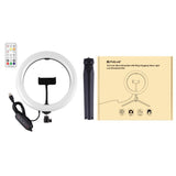 10.2 Marquee Led Beauty Light with Tripod and Remote - Dual-colour Ring Light for Vlogging and Photography