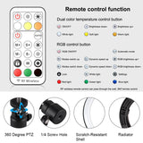 10.2 Marquee Led Beauty Light with Tripod and Remote - Dual-colour Ring Light for Vlogging and Photography
