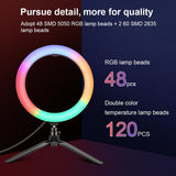 10.2 Marquee Led Beauty Light with Tripod and Remote - Dual-colour Ring Light for Vlogging and Photography - Extra Image