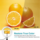 10.2 Marquee Led Beauty Light with Tripod and Remote - Dual-colour Ring Light for Vlogging and Photography - Extra Image