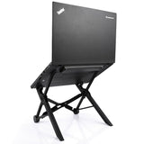 Adjustable Foldable Laptop Stand - Portable Desk Holder - Top-Down View