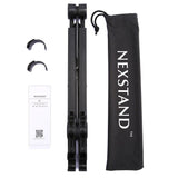 Adjustable Foldable Laptop Stand - Portable Desk Holder - Close-Up Angle