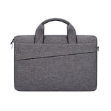 Portable 13.3 Laptop / Tablet Bag With Dual Pockets And Soft Handle - Black - Extra Image