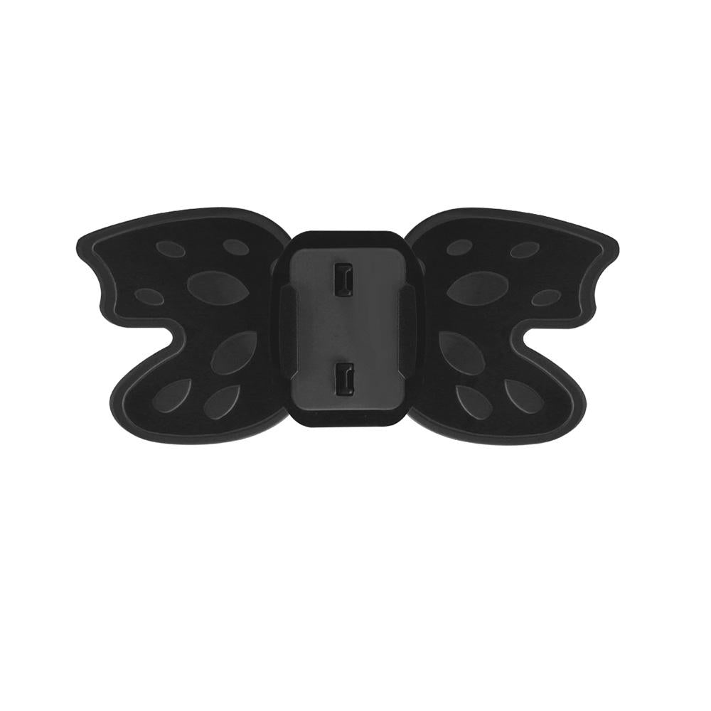 Gopro Helmet Mount Adapter - Butterfly Design - Black